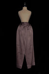 Mutedance 25 Autumn/Winter Elastic Wide Waist Drawstring Casual Pants Series Floral Dye MD-MD25FW75-purple (MD25FW71)